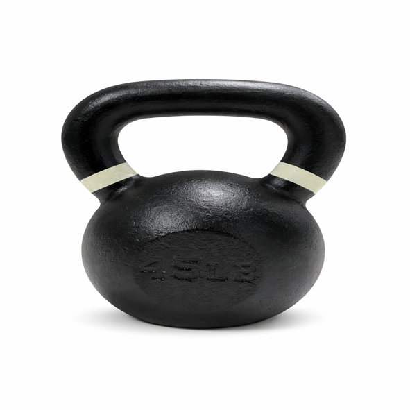 Cast Iron Kettlebell, 5 lb to 50 Pounds for Weight Lifting Workout