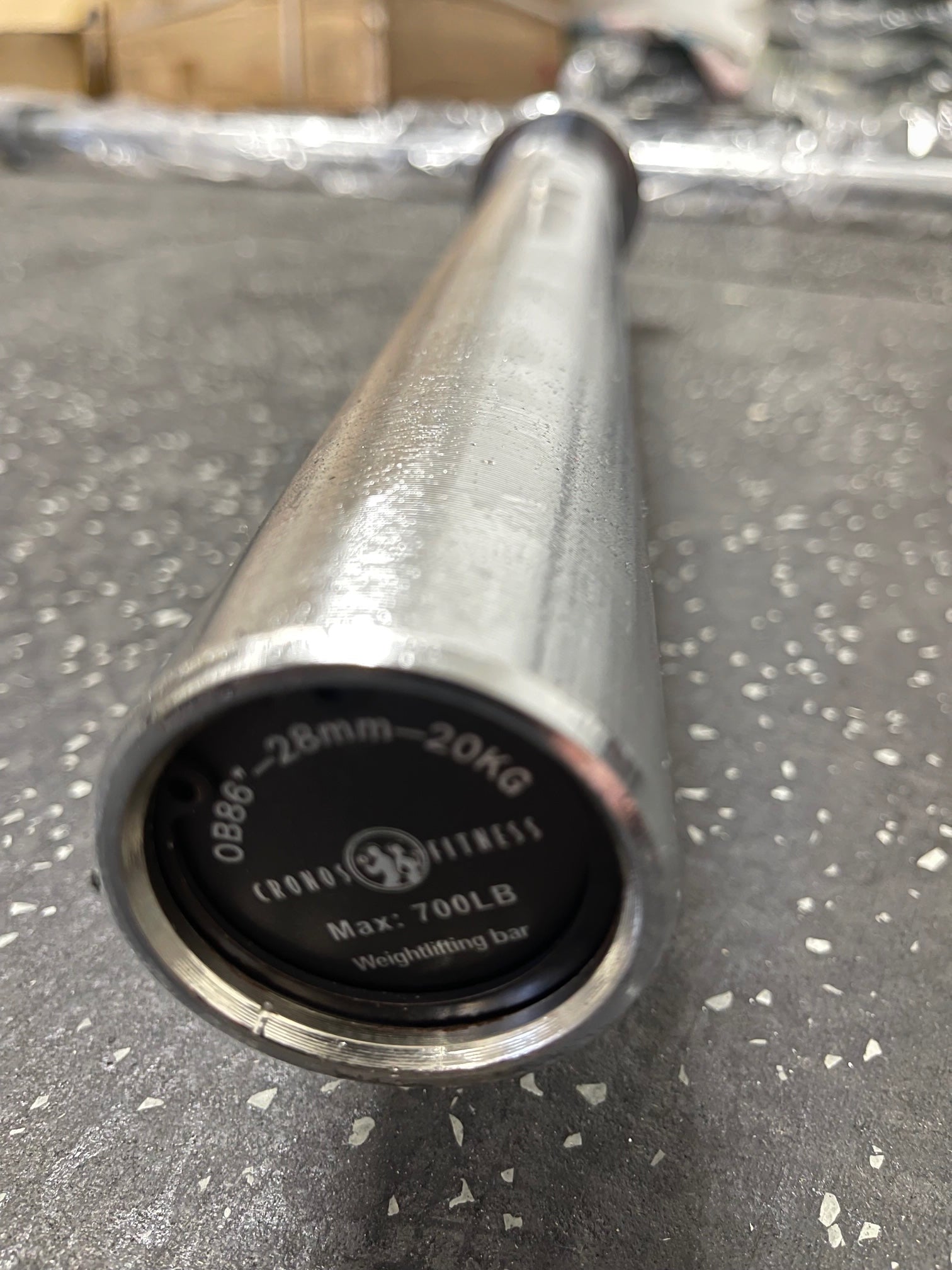 Olympic Barbell 7 Ft Bar 45 lbs for 2" Hole Plates