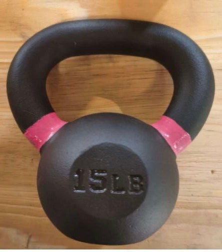 Cast Iron Kettlebell, 5 lb to 50 Pounds for Weight Lifting Workout