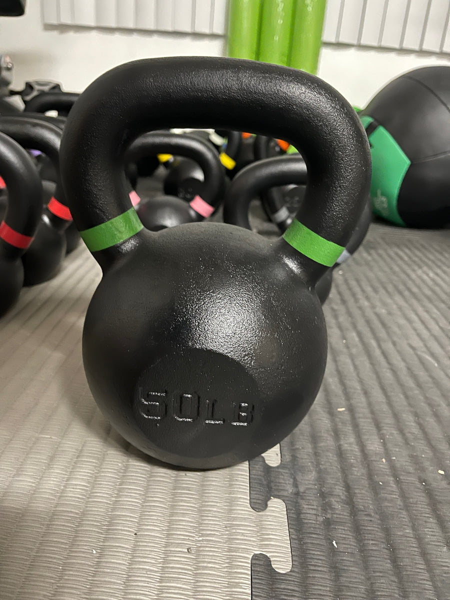 Cast Iron Kettlebell, 5 lb to 50 Pounds for Weight Lifting Workout