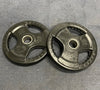 Rubber Coated Olympic Weight Plate Set 25lbs (1 pair)
